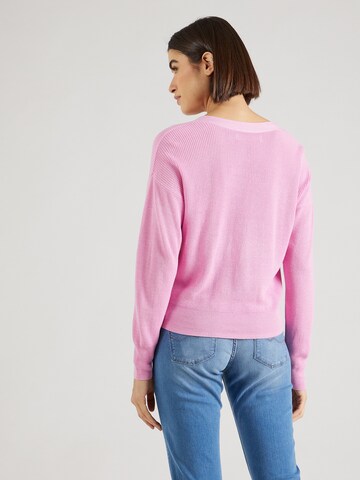 VERO MODA Knit Cardigan 'NEW LEXSUN' in Pink