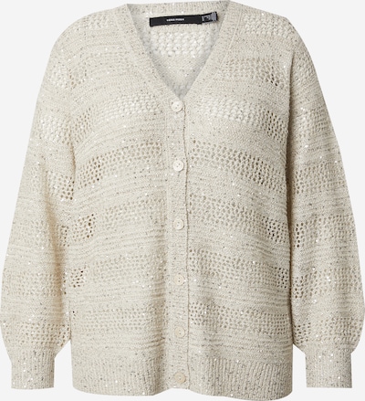 Vero Moda Curve Neuletakki 'VMCLeilani' värissä beige, Tuotenäkymä