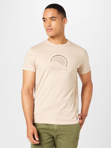 Pepe Jeans T-Shirt 'Richmond' in Beige: Vorderseite