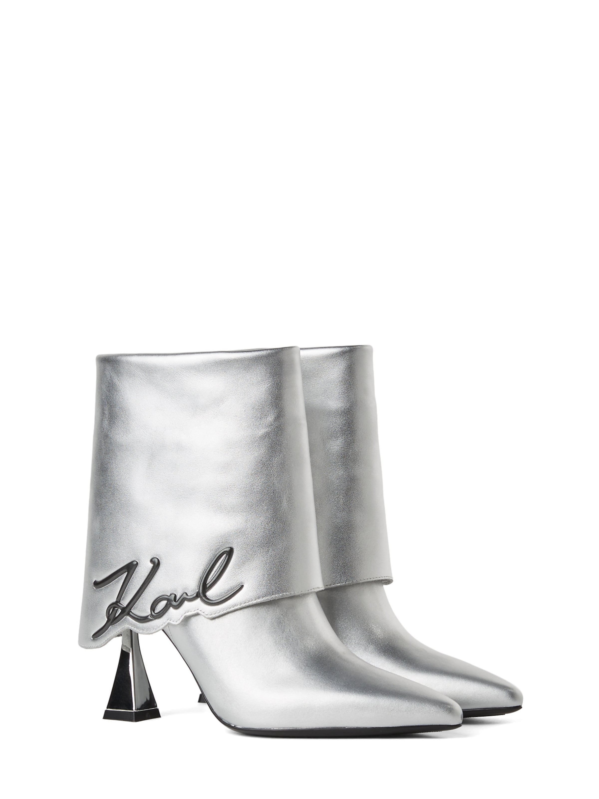 Karl Lagerfeld - Botines 'Debut II' en plata