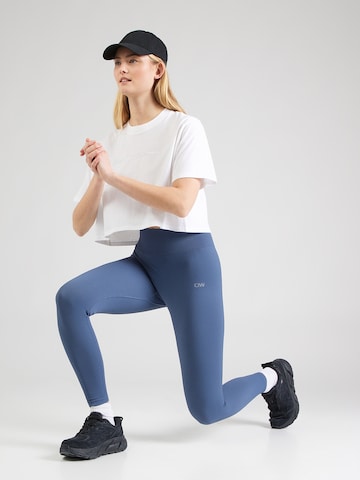 Tricou funcțional 'Wordmark' de la UNDER ARMOUR pe alb