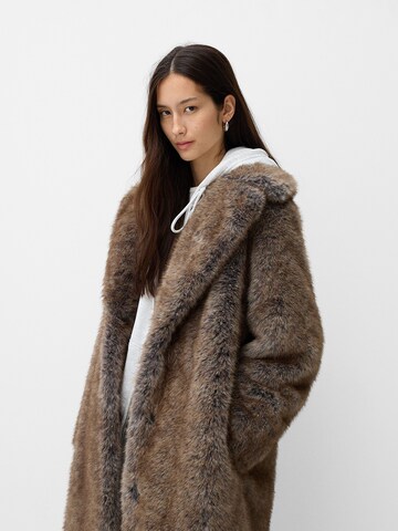Bershka Winter coat in Brown