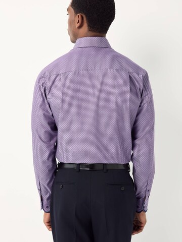 Next Regular fit Button Up Shirt in Purple