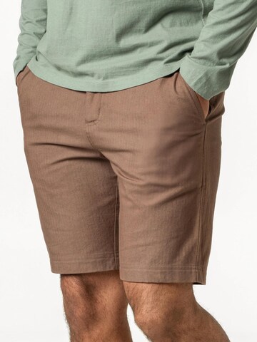 Living Crafts Regular Pants 'ADAO' in Brown