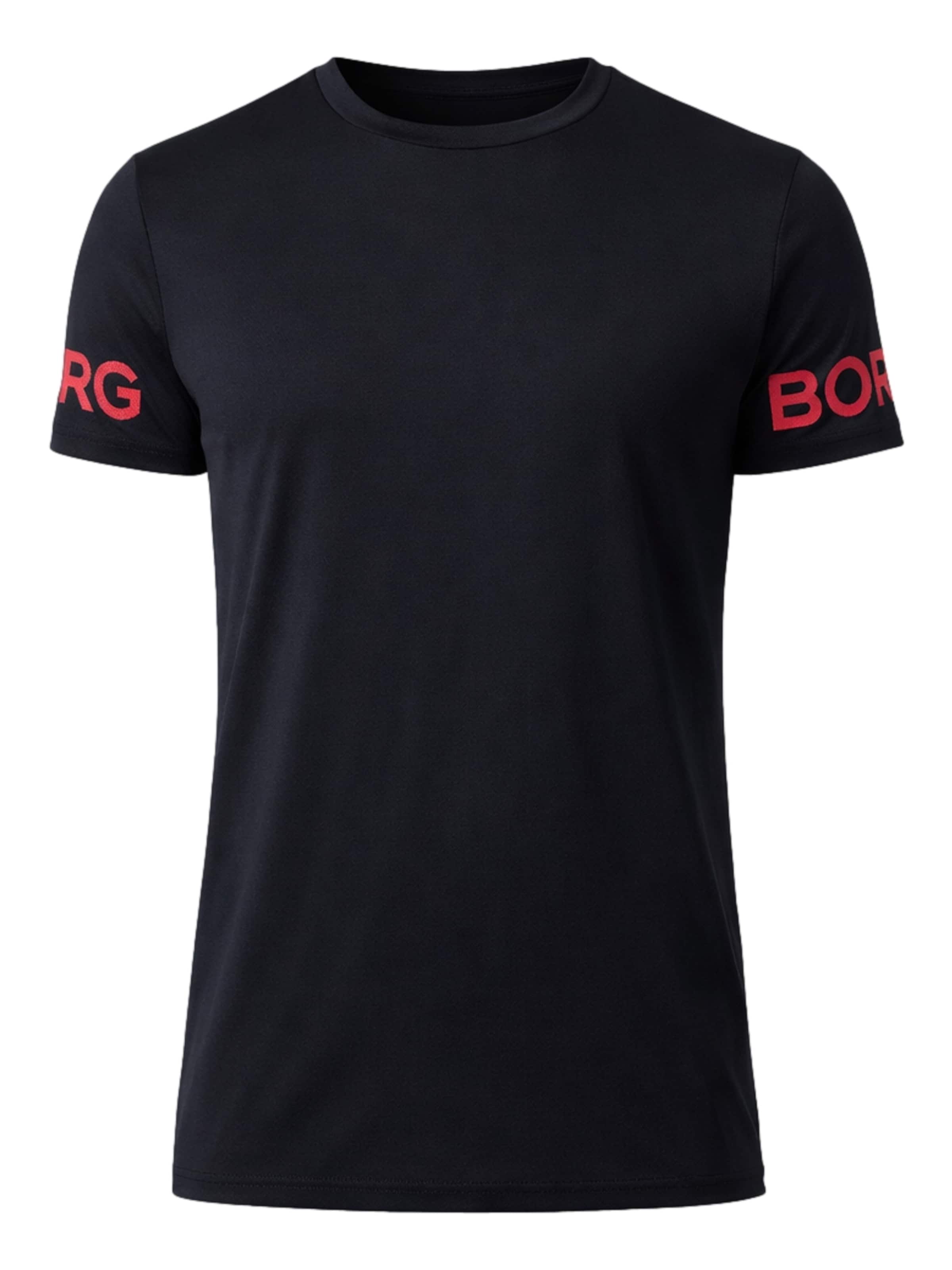 BJÖRN BORG Bluser & t-shirts i sort: forside