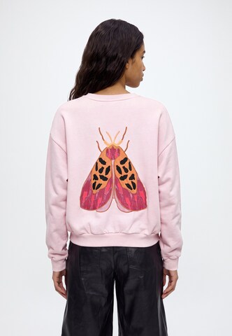 Sweat-shirt 'Sydney' Lollys Laundry en rose : devant