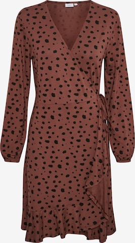 SAINT TROPEZ Dress 'Mina' in Brown: front