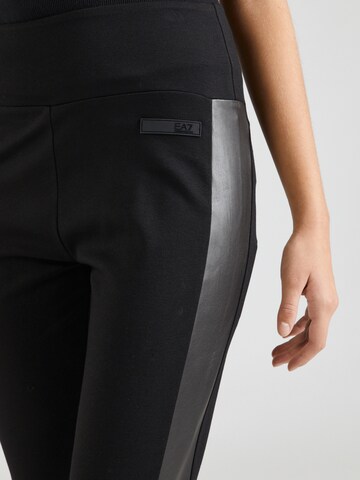 Skinny Leggings de la EA7 Emporio Armani pe negru