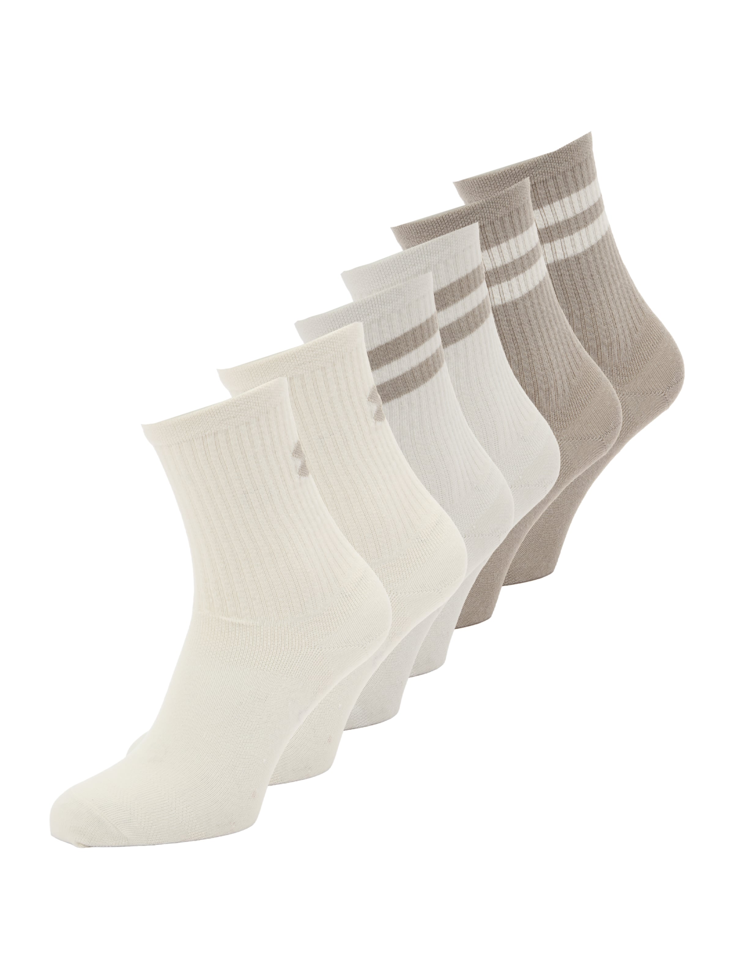 UNDER ARMOUR Athletic Socks 'Essential' in Light brown / White, Item view