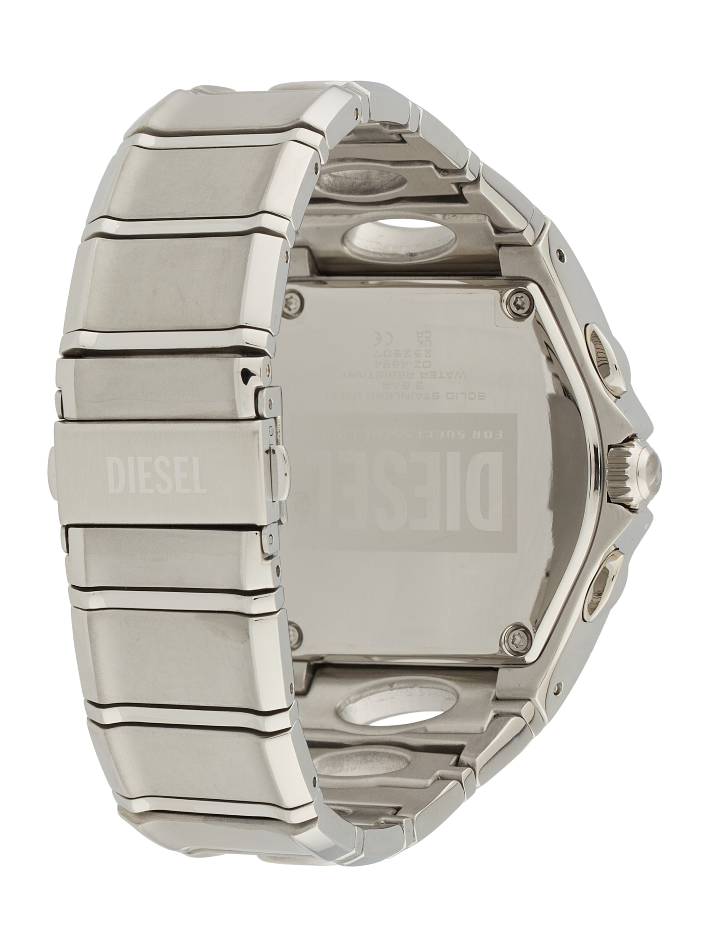 DIESEL Zegarek analogowy 'D-CURVE' w kolorze srebrny