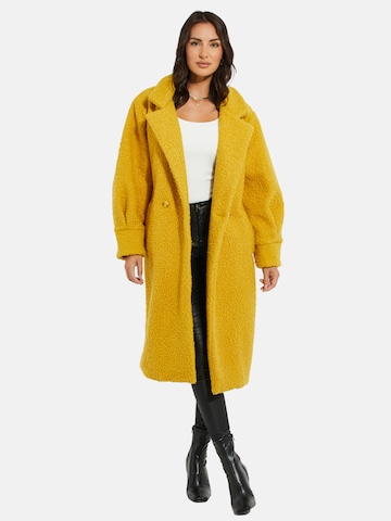 Threadbare Between-Seasons Coat 'Sunflower' in Yellow