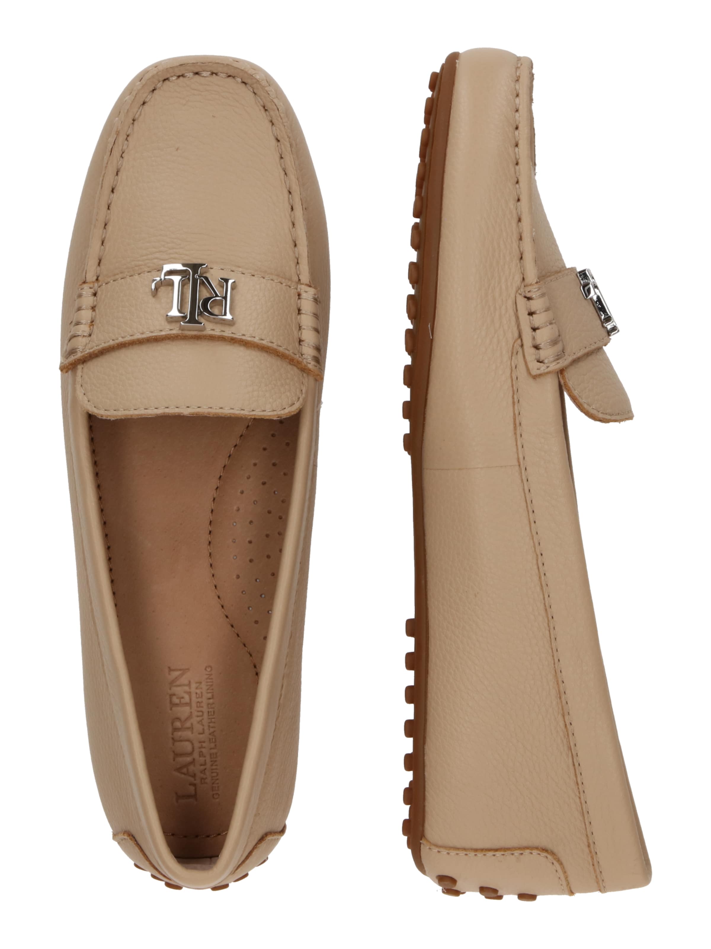 Lauren Ralph Lauren Mokasini 'BARNSBURY-FL-CS' | bež barva