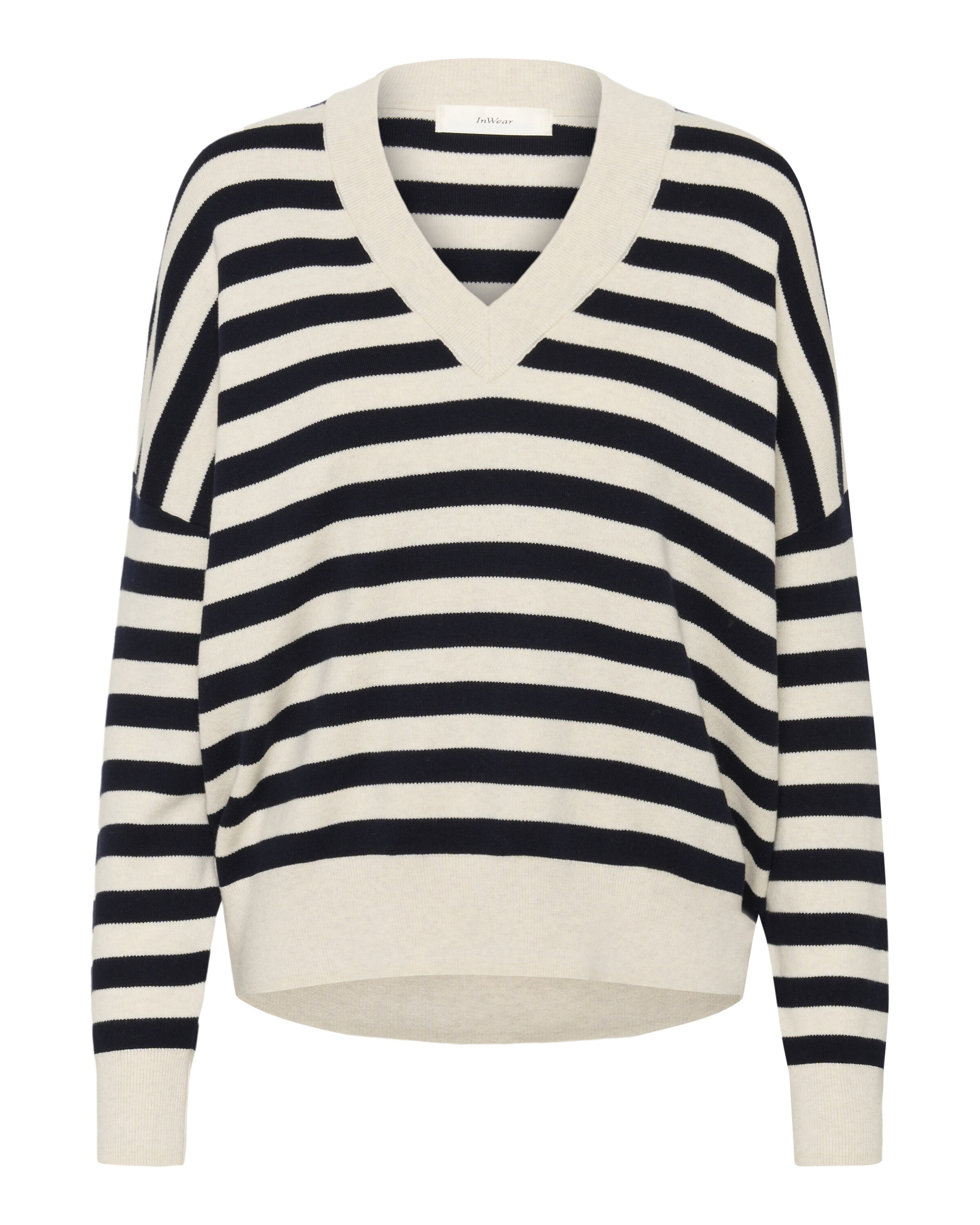 InWear Jersey 'Foster' en L en beige / negro, Vista del producto