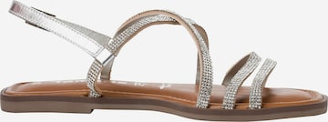 TAMARIS Strap sandal in Silver