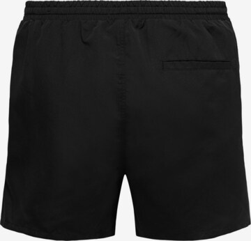 Pantaloncini da bagno 'Ted' di Only & Sons in nero