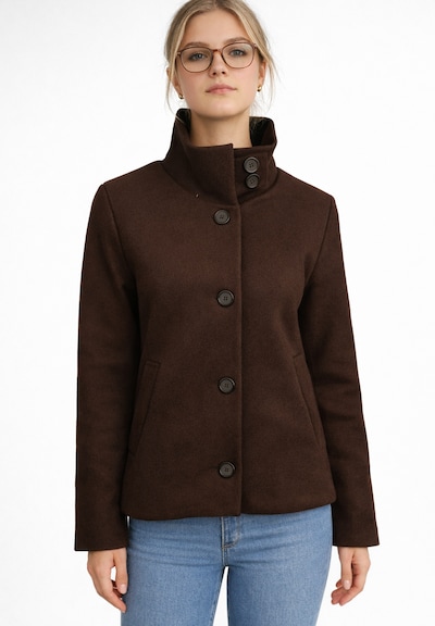 Elara Mantel in schoko, Produktansicht