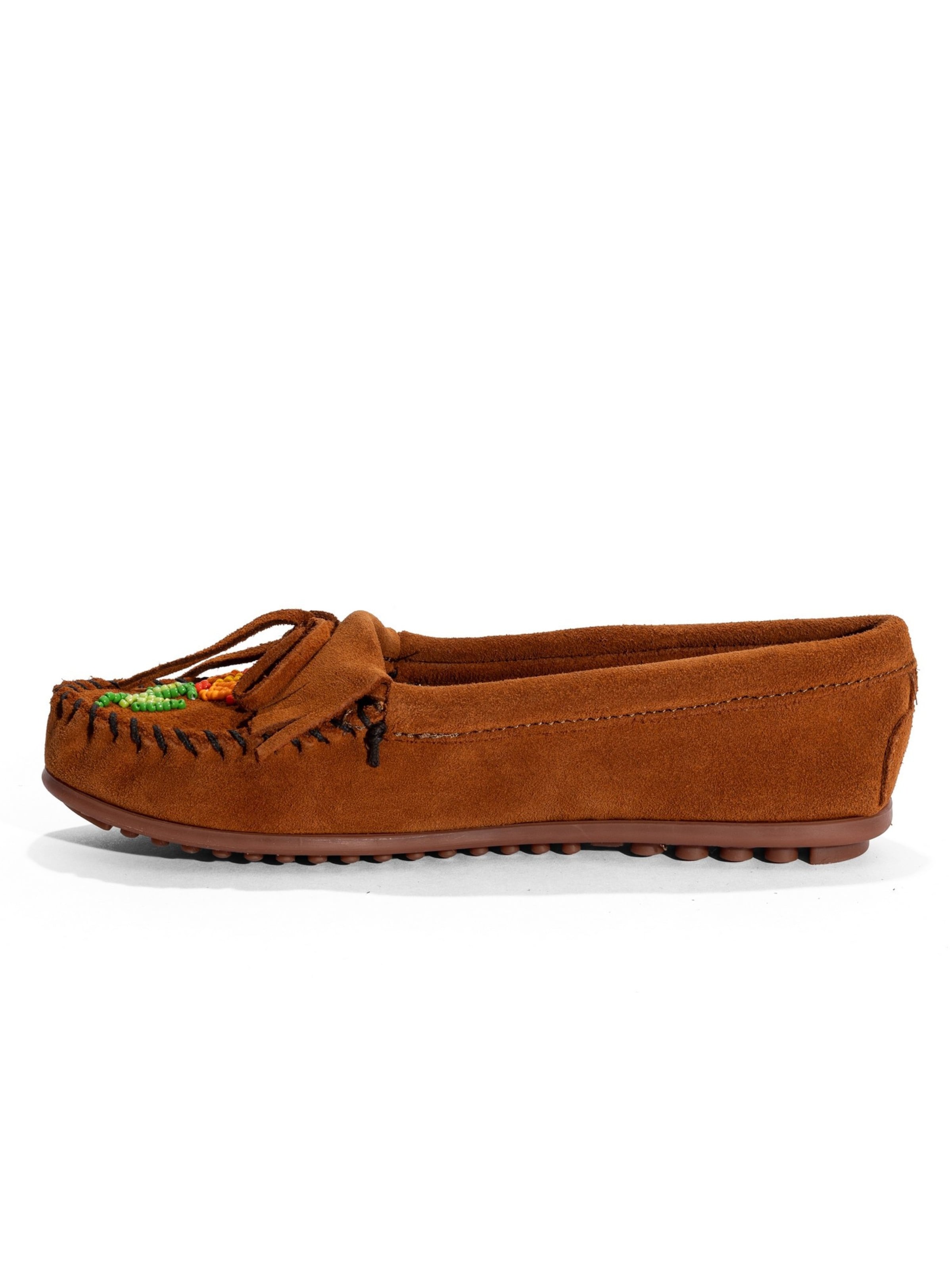 Minnetonka Mokassin 'Kilty Tread' i brun: forside