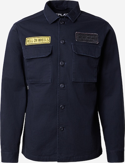 Demisezoninė striukė iš REPLAY, spalva – geltona / juoda / vilnos balta, Prekių apžvalga