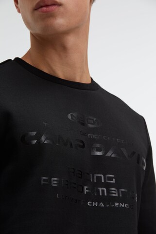 CAMP DAVID Sweatshirt in Black