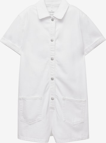 Pull&BearKombinezon - bijela boja: prednji dio