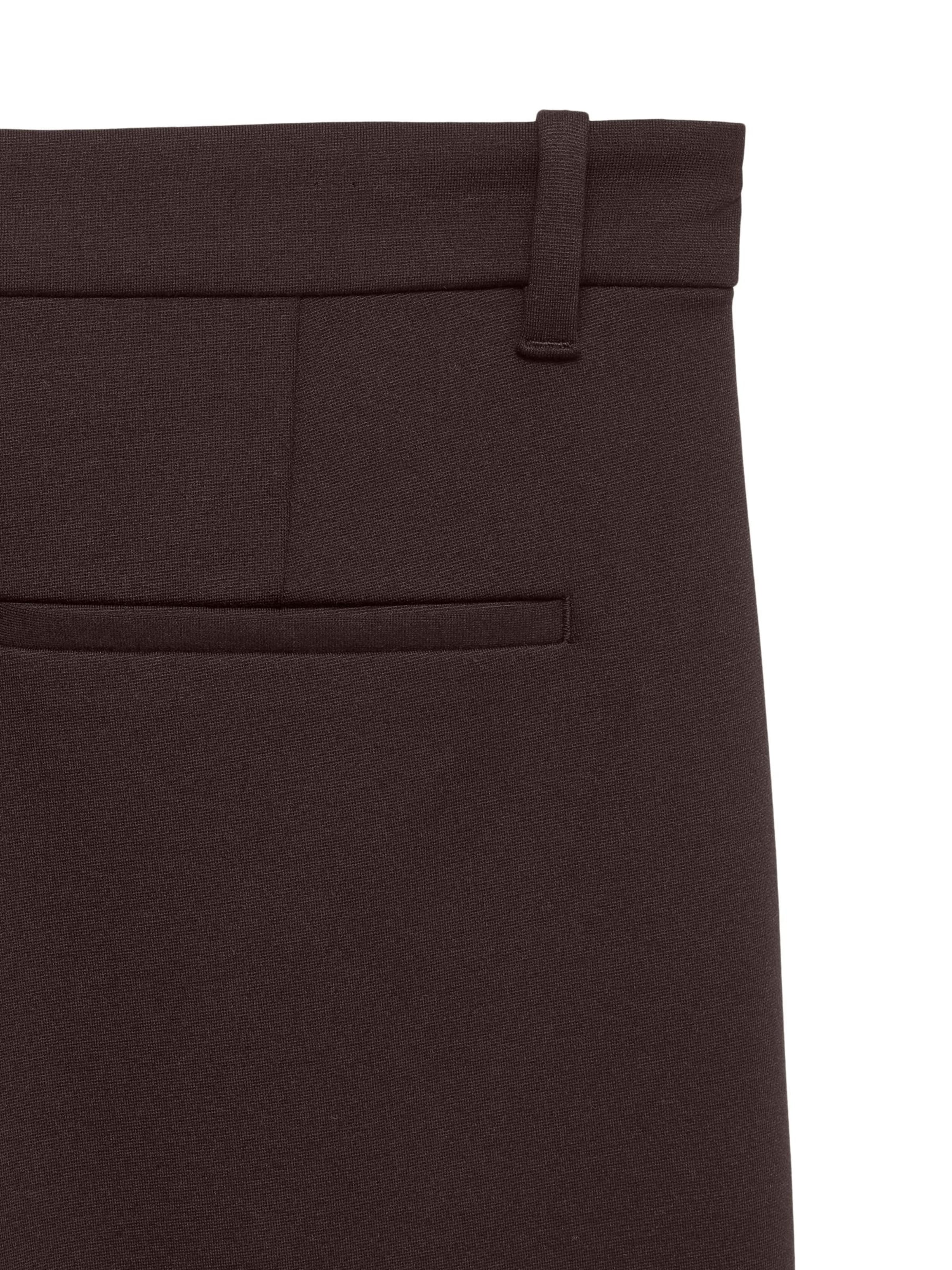 VERO MODA - regular Pantalón plisado en marrón