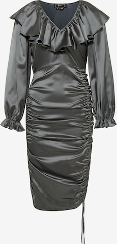 faina Cocktail Dress in Grey: front