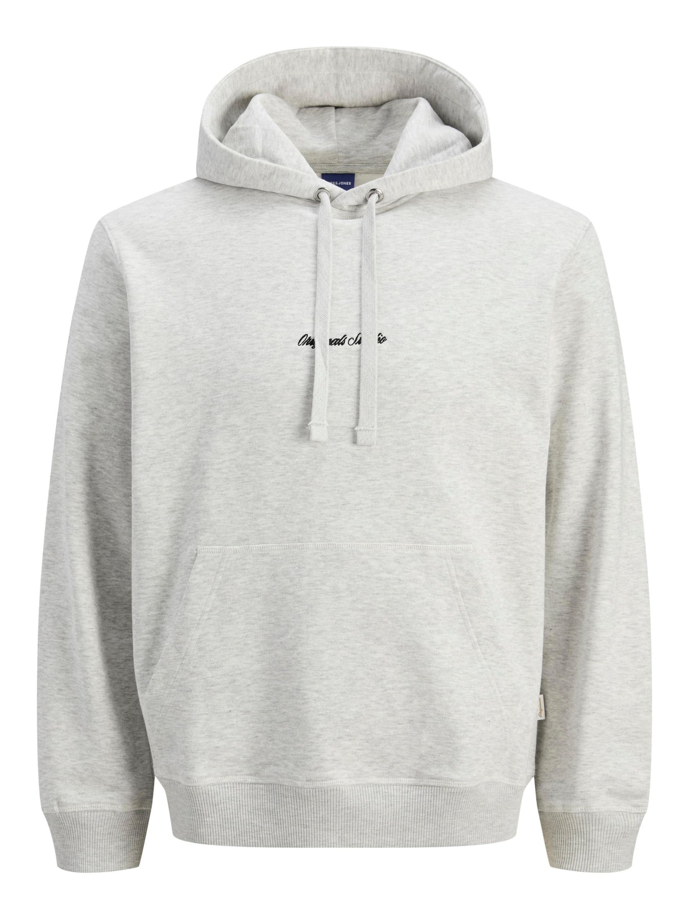 Jack & Jones Plus - Sudadera en gris: frente