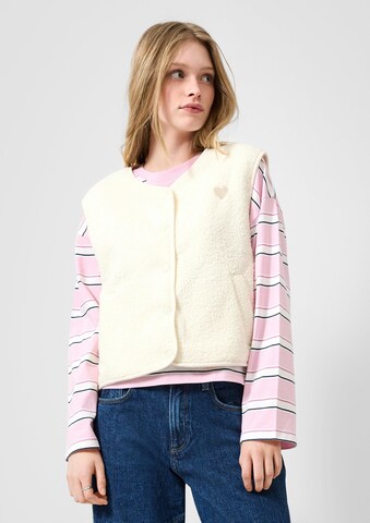 QS Vest in Beige: front