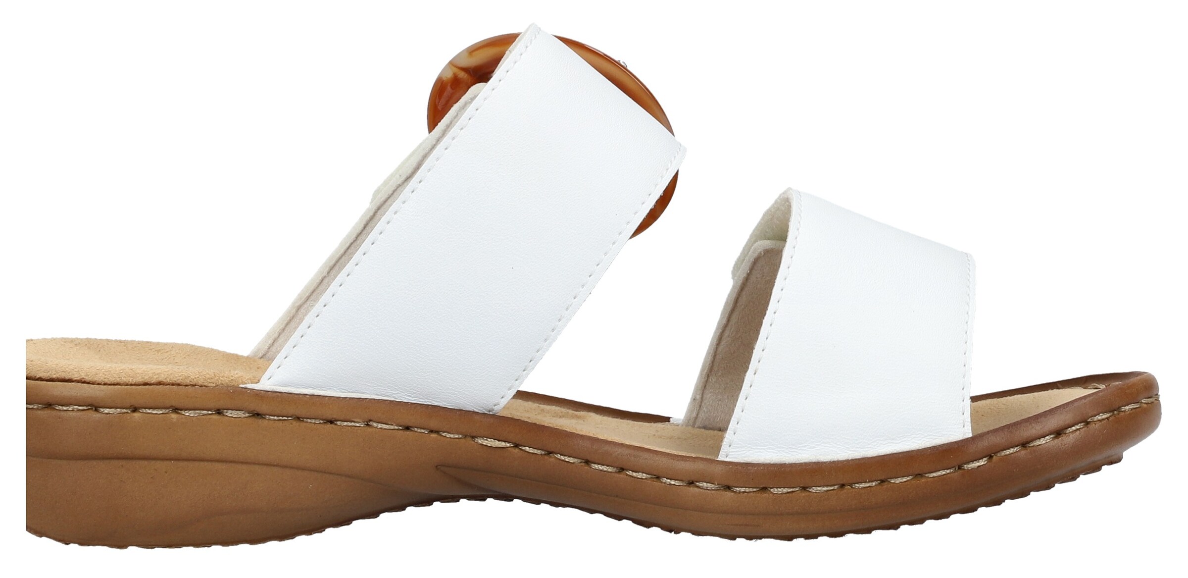 Mule Rieker en blanc