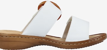 Rieker Mules in White