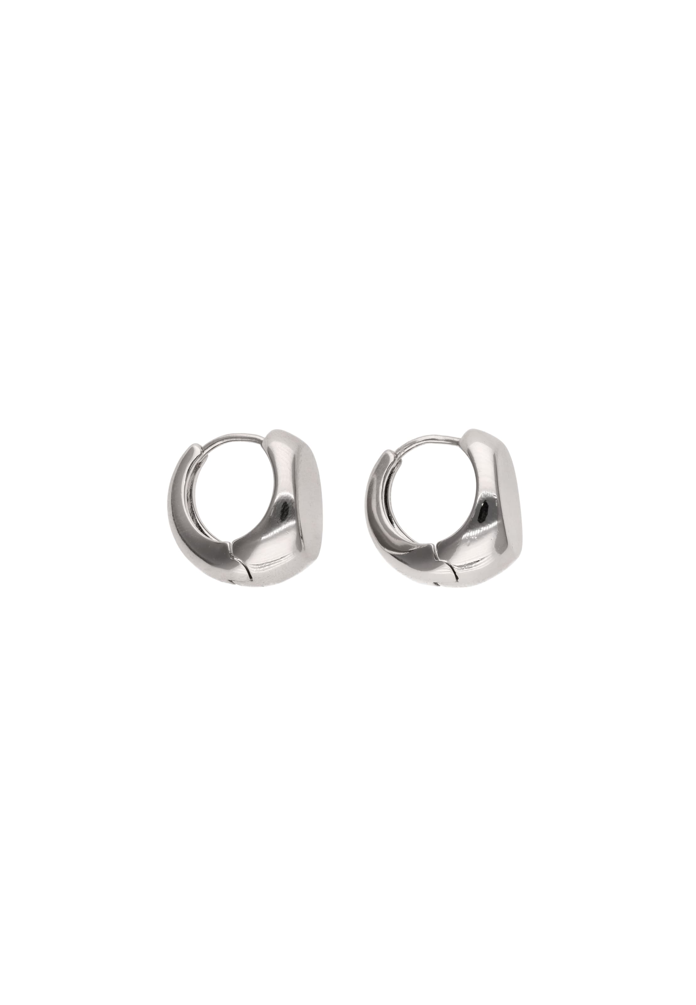 Boucles d'oreilles myMo ROCKS en argent : devant