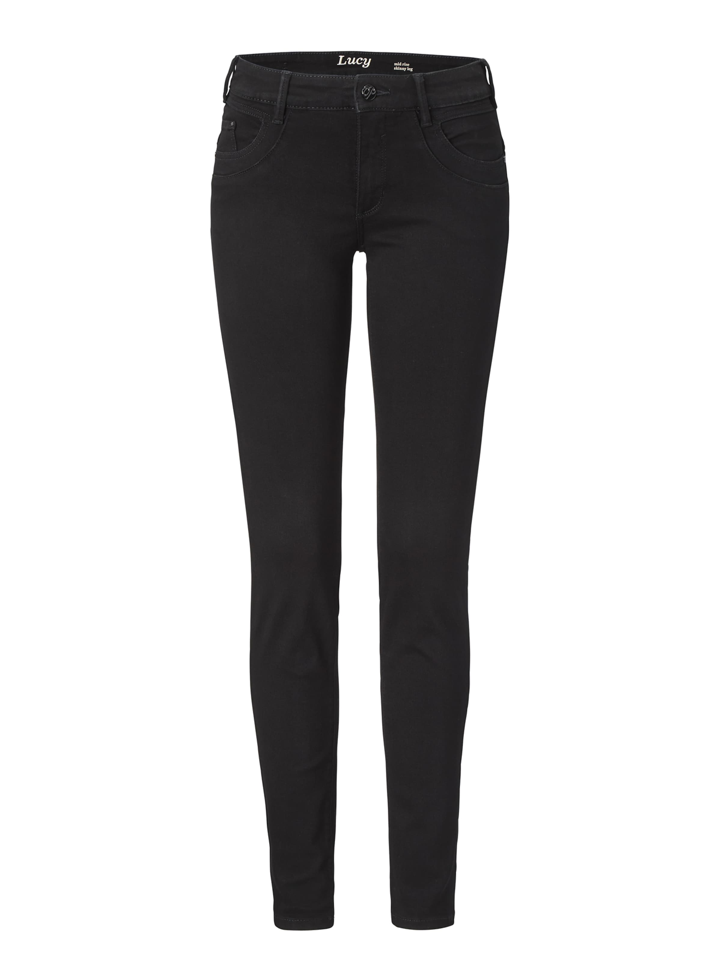 PADDOCKS Skinny Jeans in Schwarz: Vorderseite
