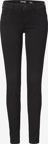 PADDOCKS Skinny Jeans in Black: front