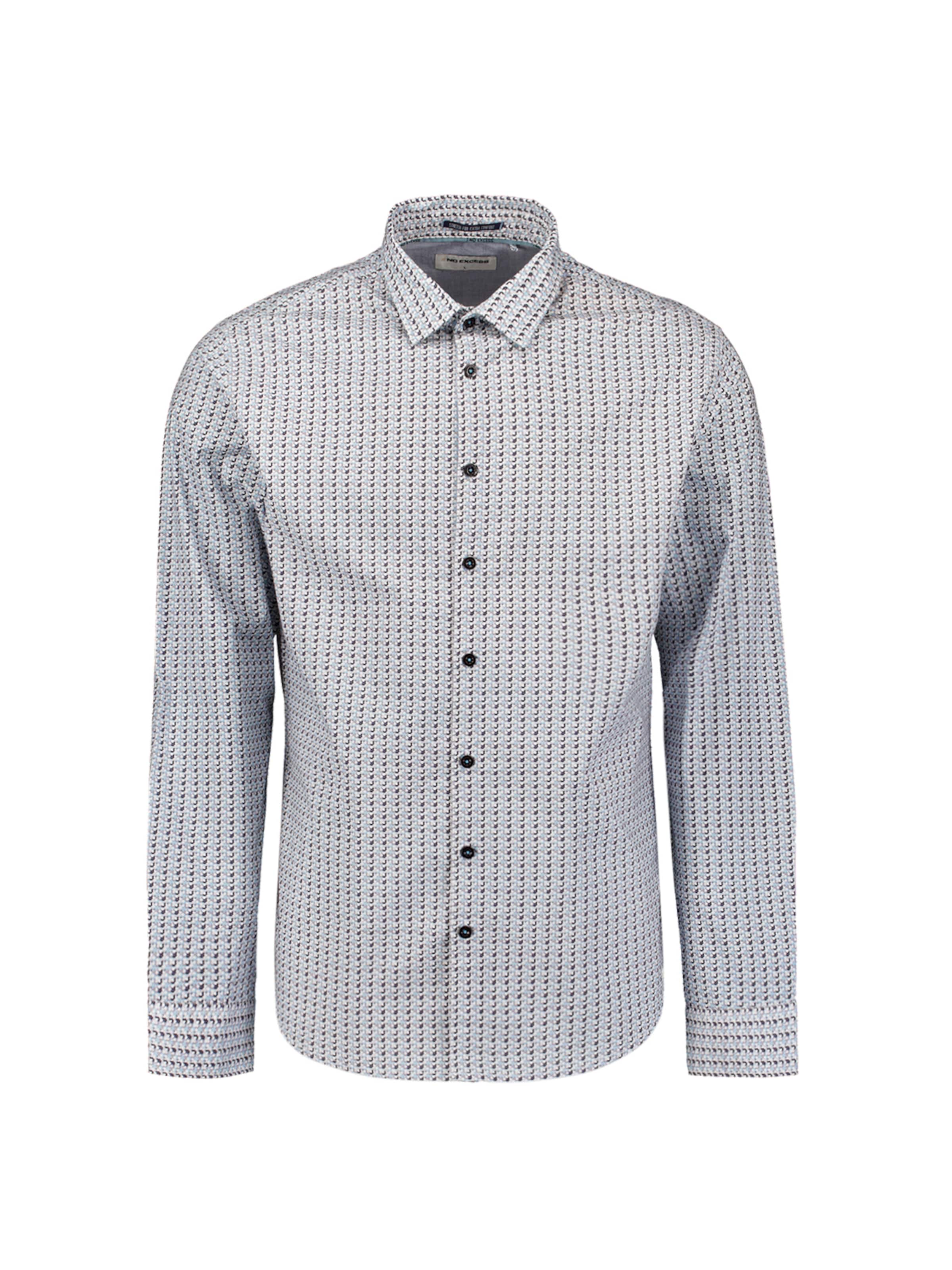 No Excess Comfort Fit Hemd in Weiß: Vorderseite