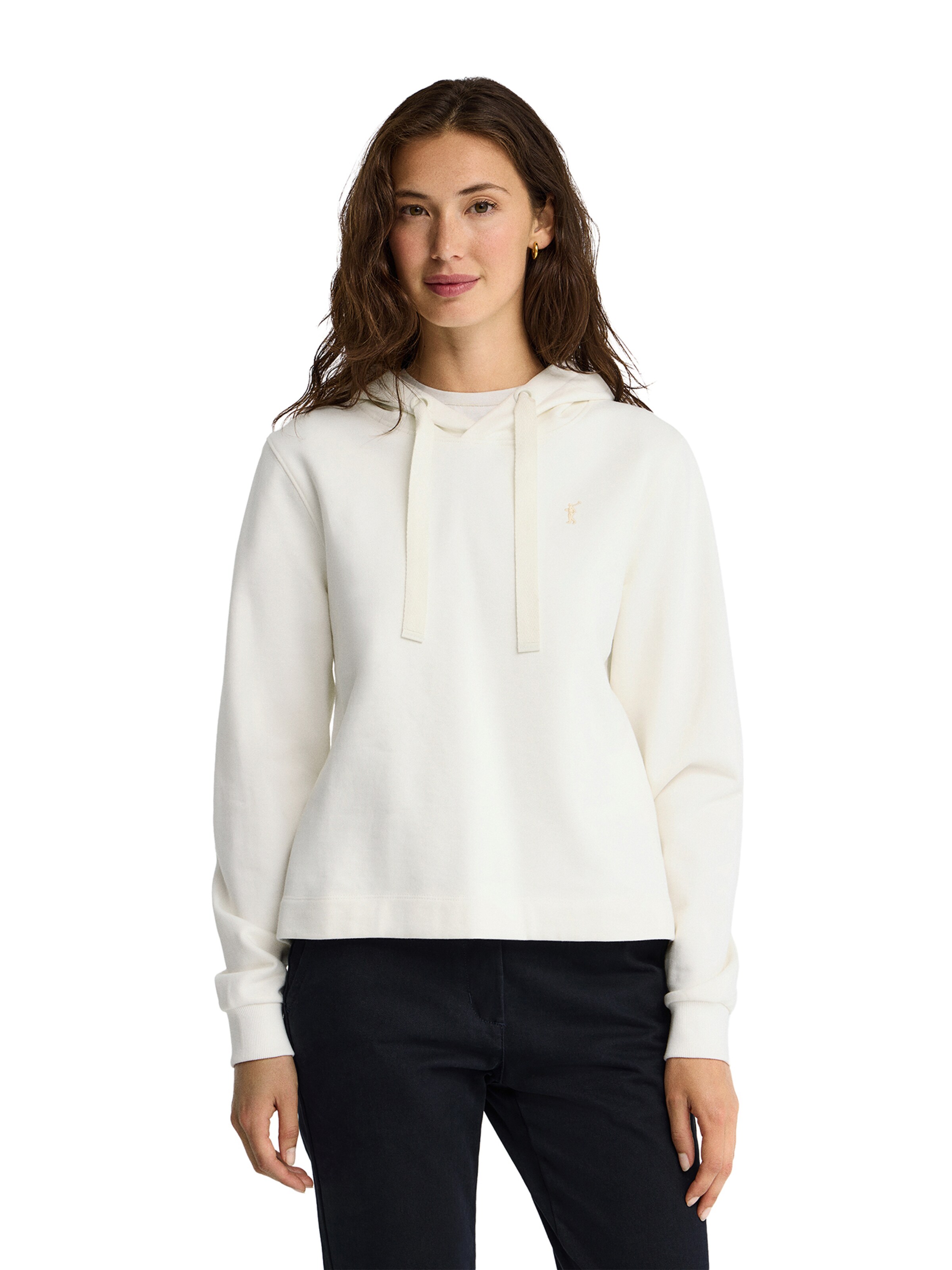 Polo Club Sweatshirt in White: front