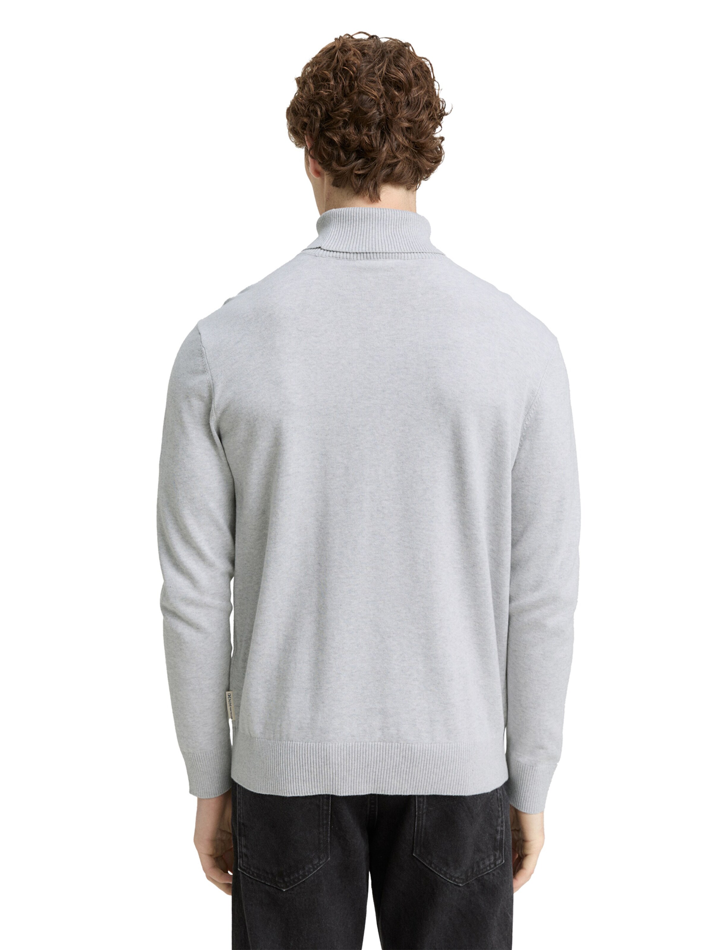 TOM TAILOR DENIM Sweater in Grey