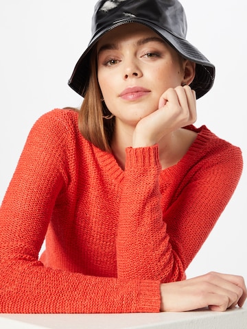 ONLY - Pullover 'Geena' em vermelho