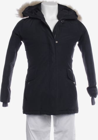 Woolrich Winterjacke / Wintermantel XS in Blau: Vorderseite