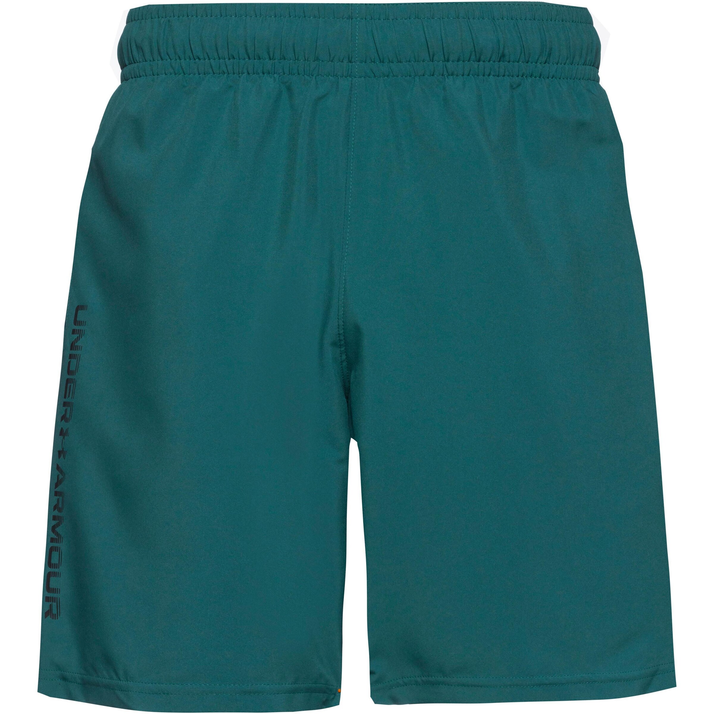 UNDER ARMOUR Sportbroek 'Woven Wordmark' in Groen: voorkant