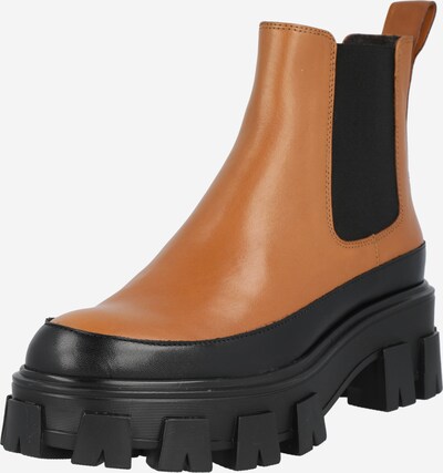 Billi Bi Chelsea Boots in cognac / schwarz, Produktansicht