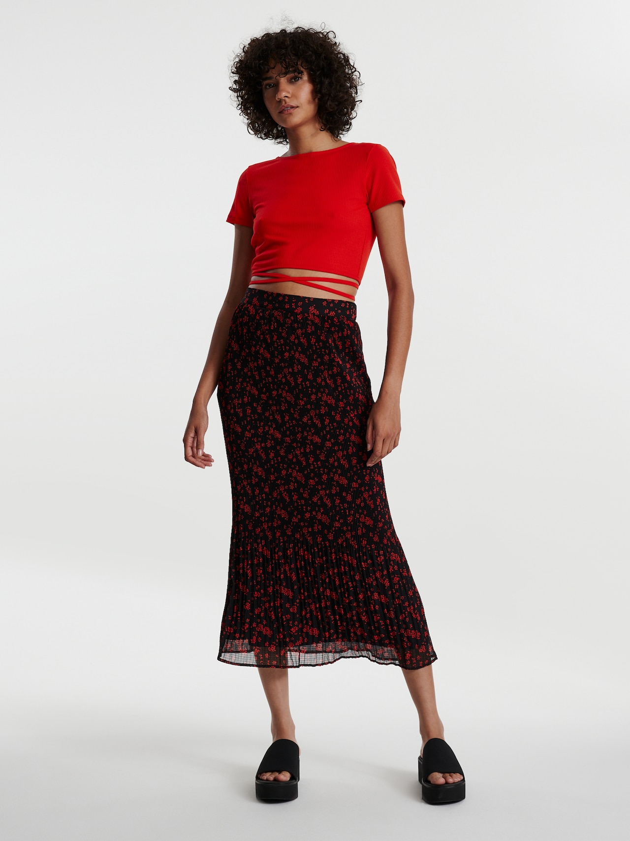 EDITED Jupe 'Asya' mélange de couleurs