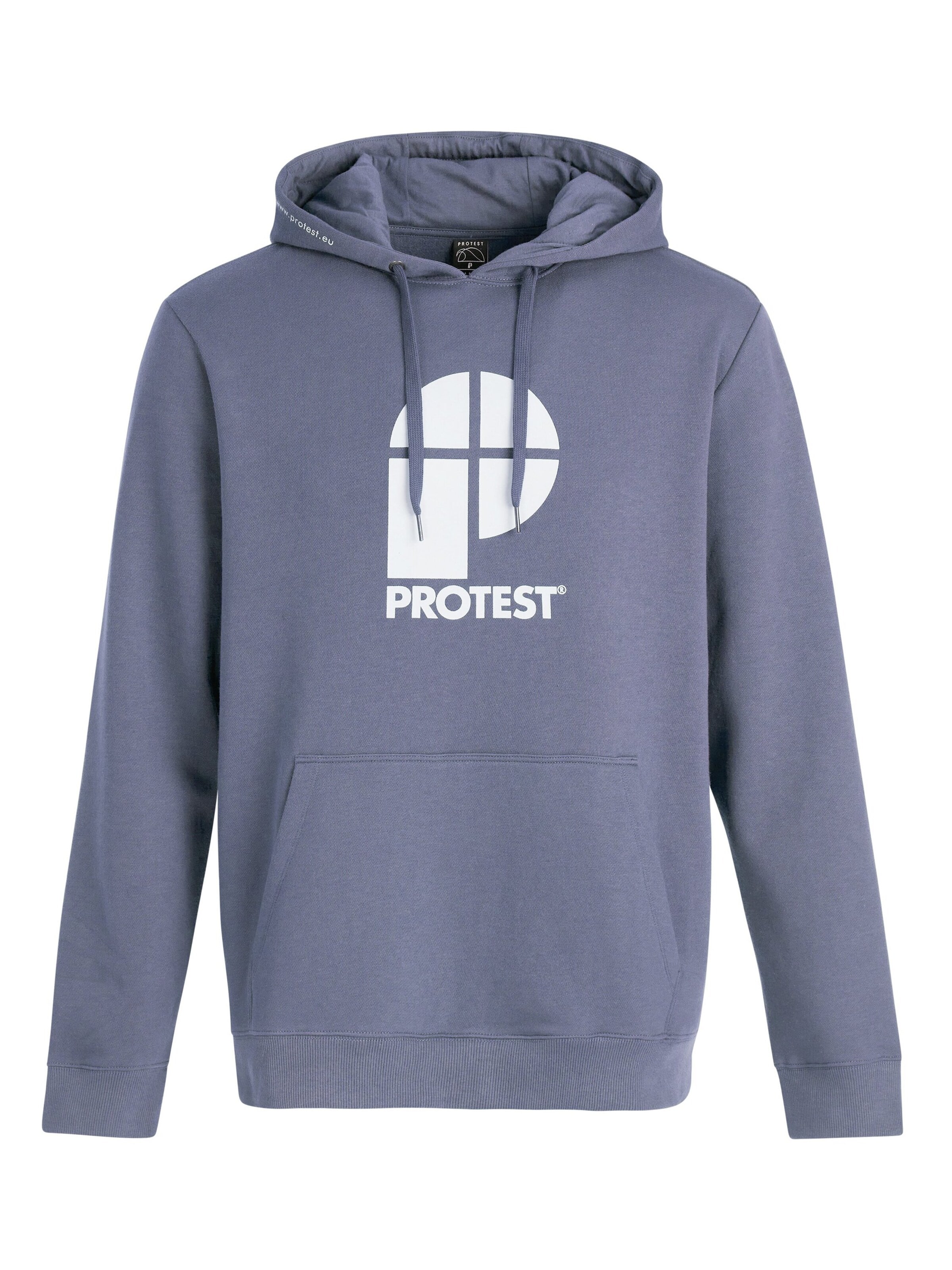 Pull-over 'CLASSIC LOGO HOODY' PROTEST en bleu : devant