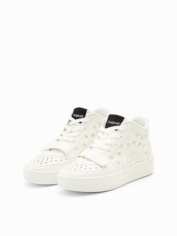 Baskets basses Desigual en blanc