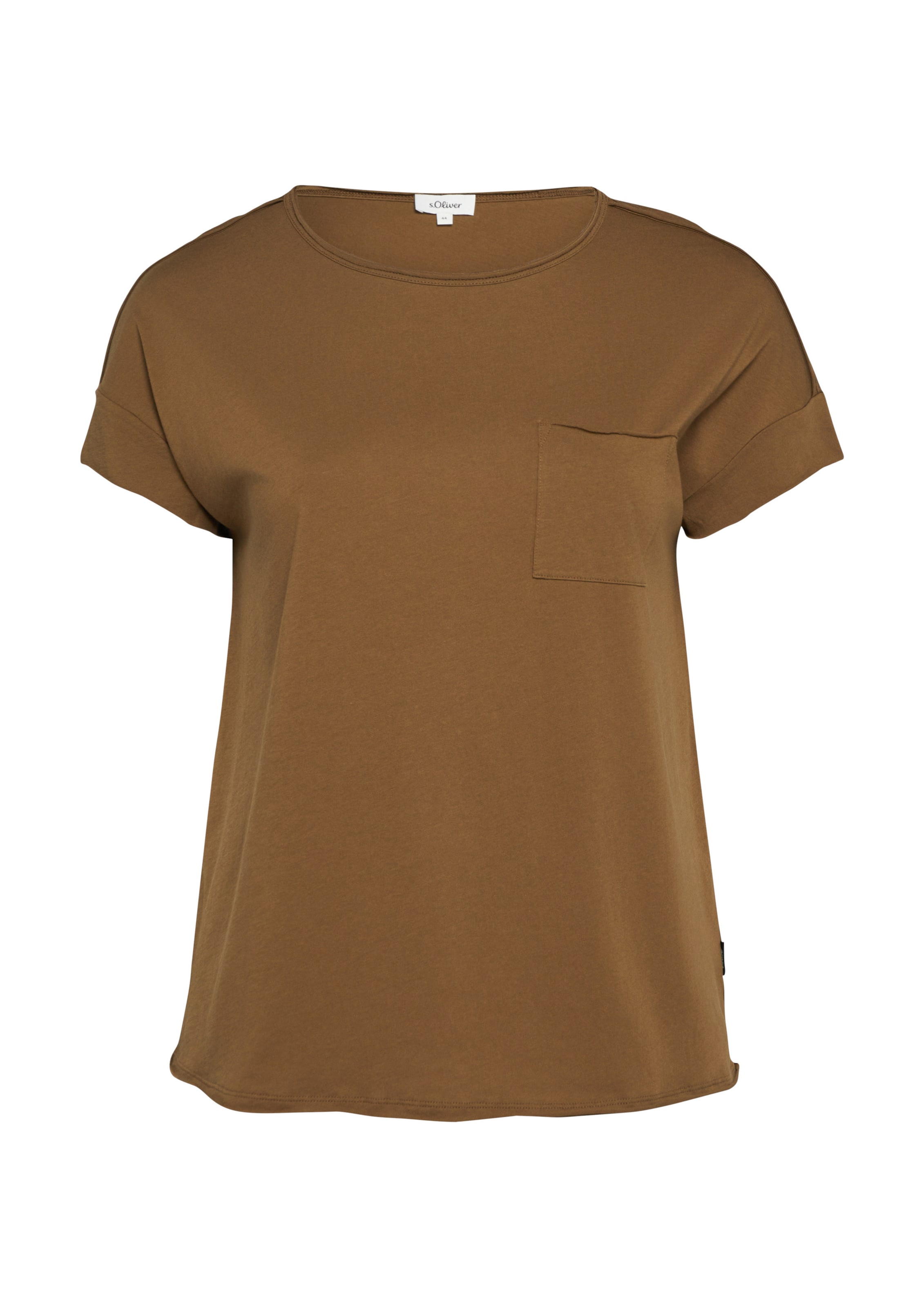 s.Oliver Shirt in Brown: front