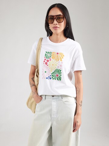 UNITED COLORS OF BENETTON Shirt in Wit: voorkant