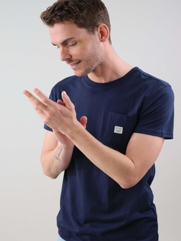 T-Shirt 'Basito' Deeluxe en bleu