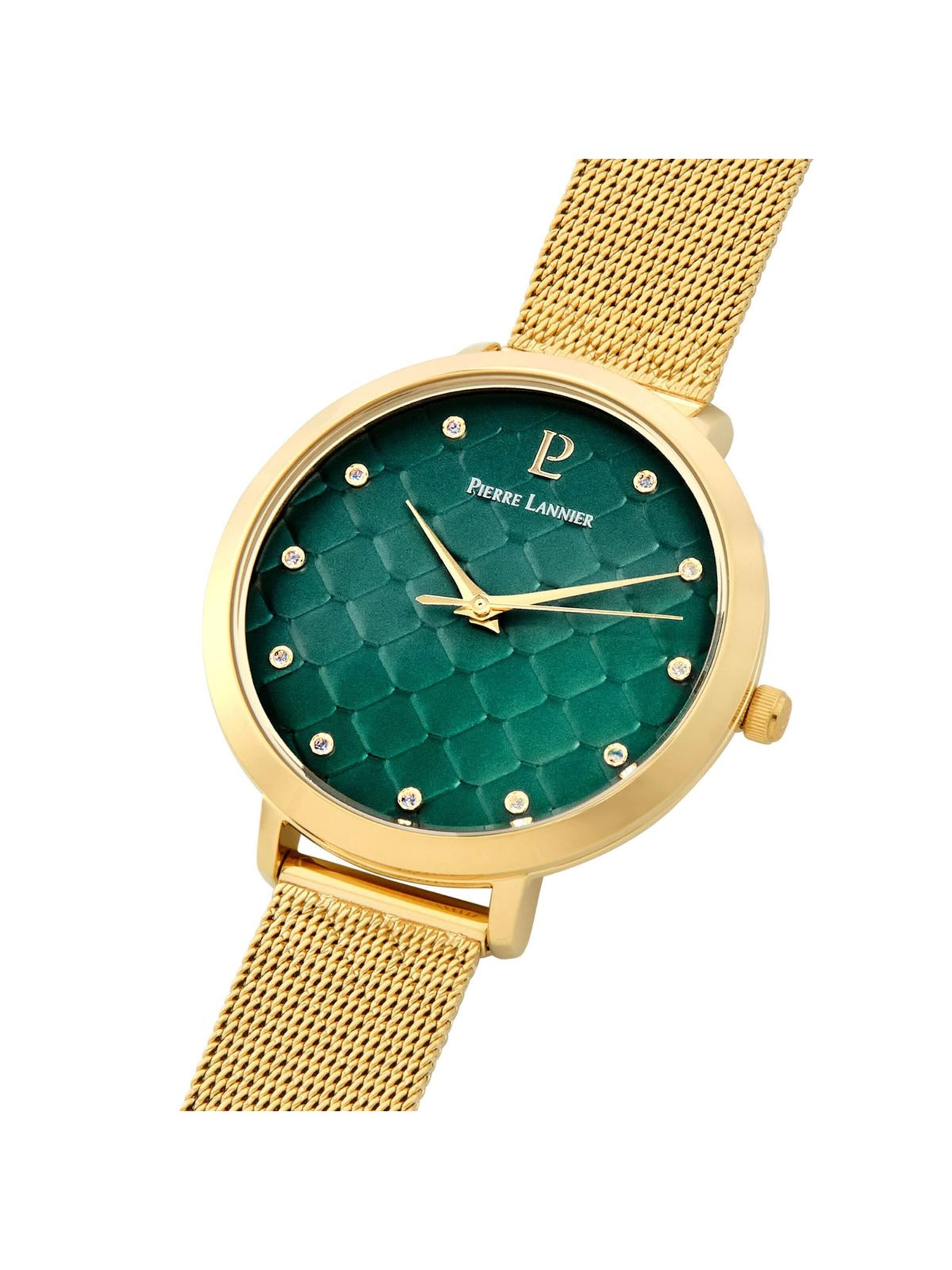 Montre à affichage analogique 'Pierre Lannier - Watch Grace - Quartz watch movement - Watch case width: 35 mm' Pierre Lannier en vert
