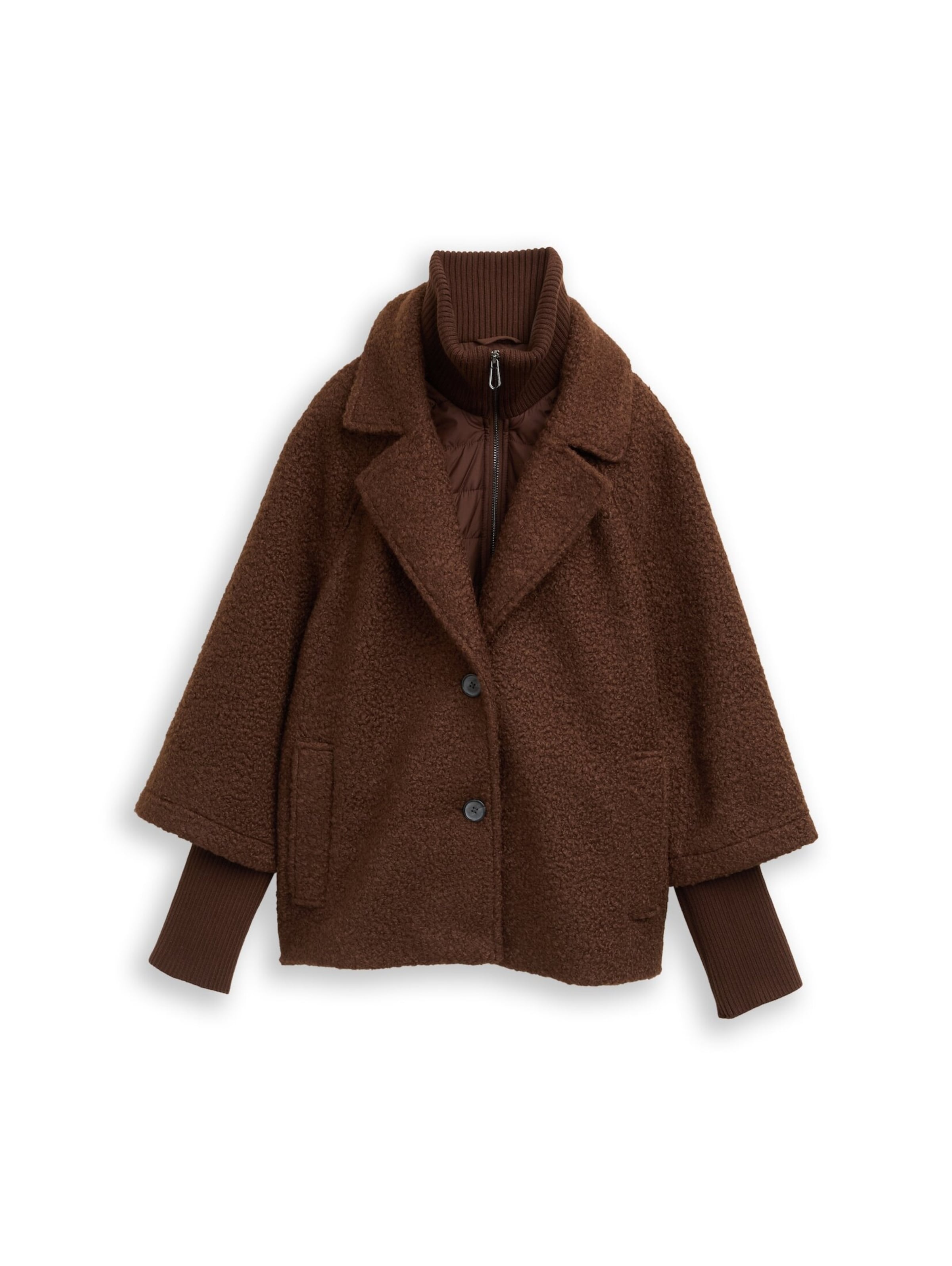 TOM TAILOR Tussenjas in Bruin: voorkant
