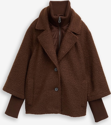 Veste mi-saison TOM TAILOR en marron : devant