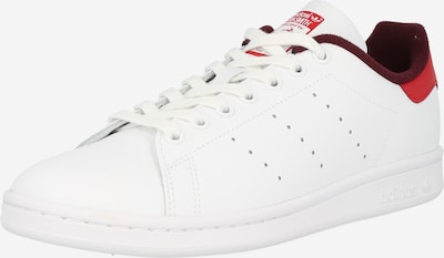 ADIDAS ORIGINALS Baskets basses 'Stan Smith' en rouge / bordeaux / blanc, Vue avec produit